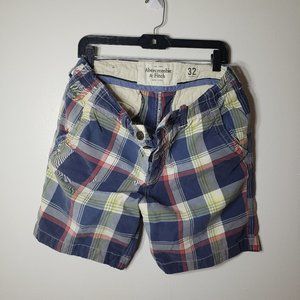 Abercrombie and Fitch Plaid Shorts size 32